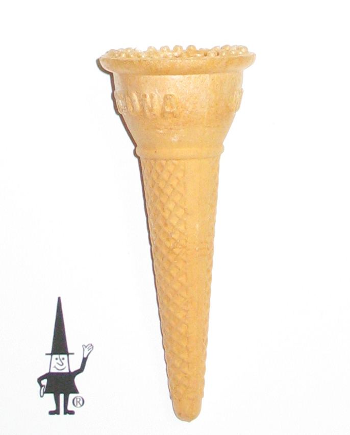 Traditional Ice Cream Wafer Cones small or large even in a colour of